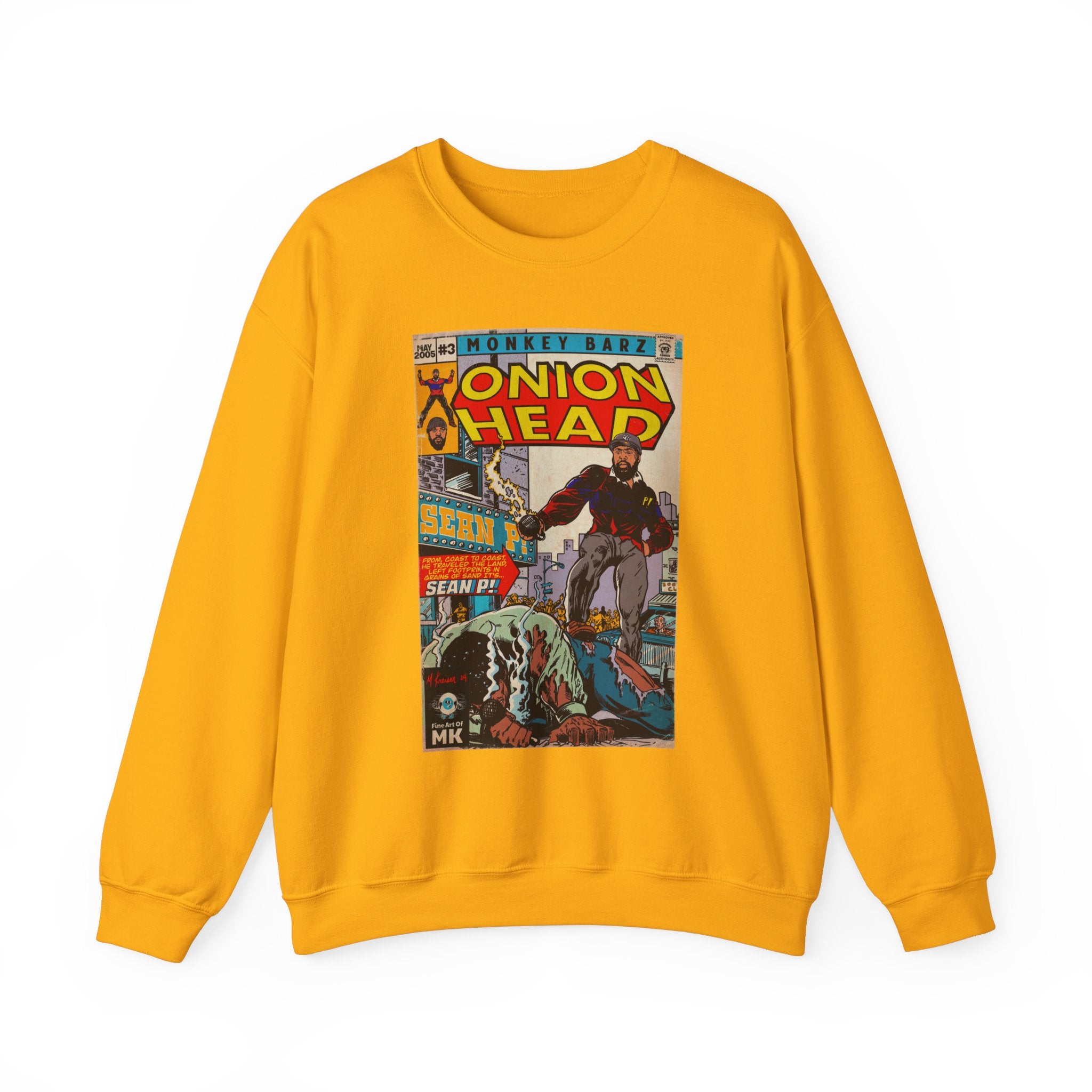 Onion Head - Unisex Heavy Blend™ Crewneck Sweatshirt