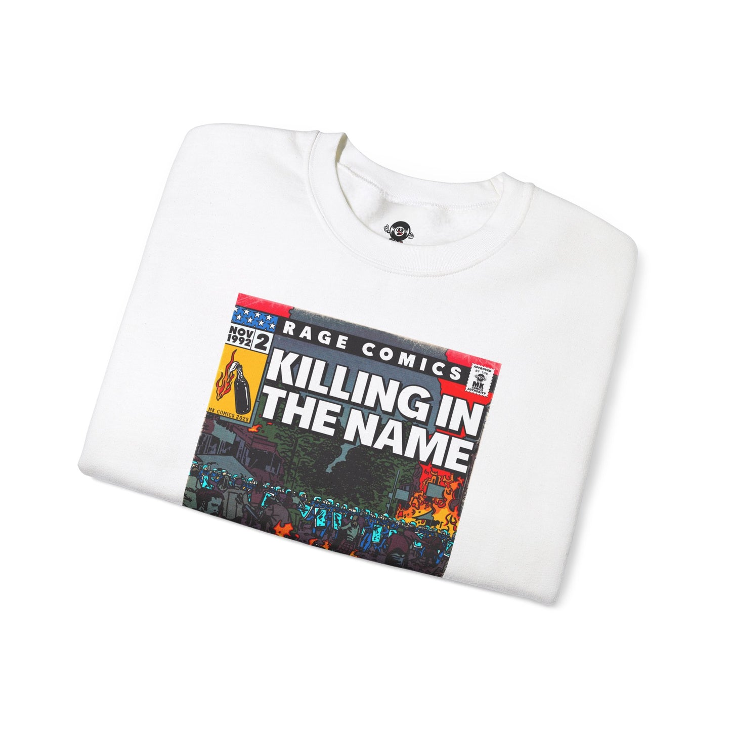 Rage - Killing In the Name - Unisex Heavy Blend™ Crewneck Sweatshirt