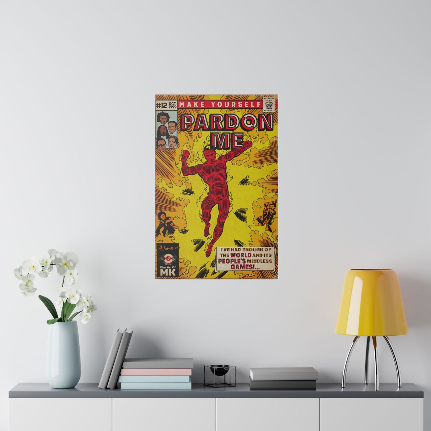 Incubus - Pardon Me - Matte Canvas, Stretched, 0.75"