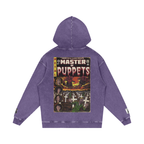 Master of Puppets - Snow Washed Loose Cotton Hoodie