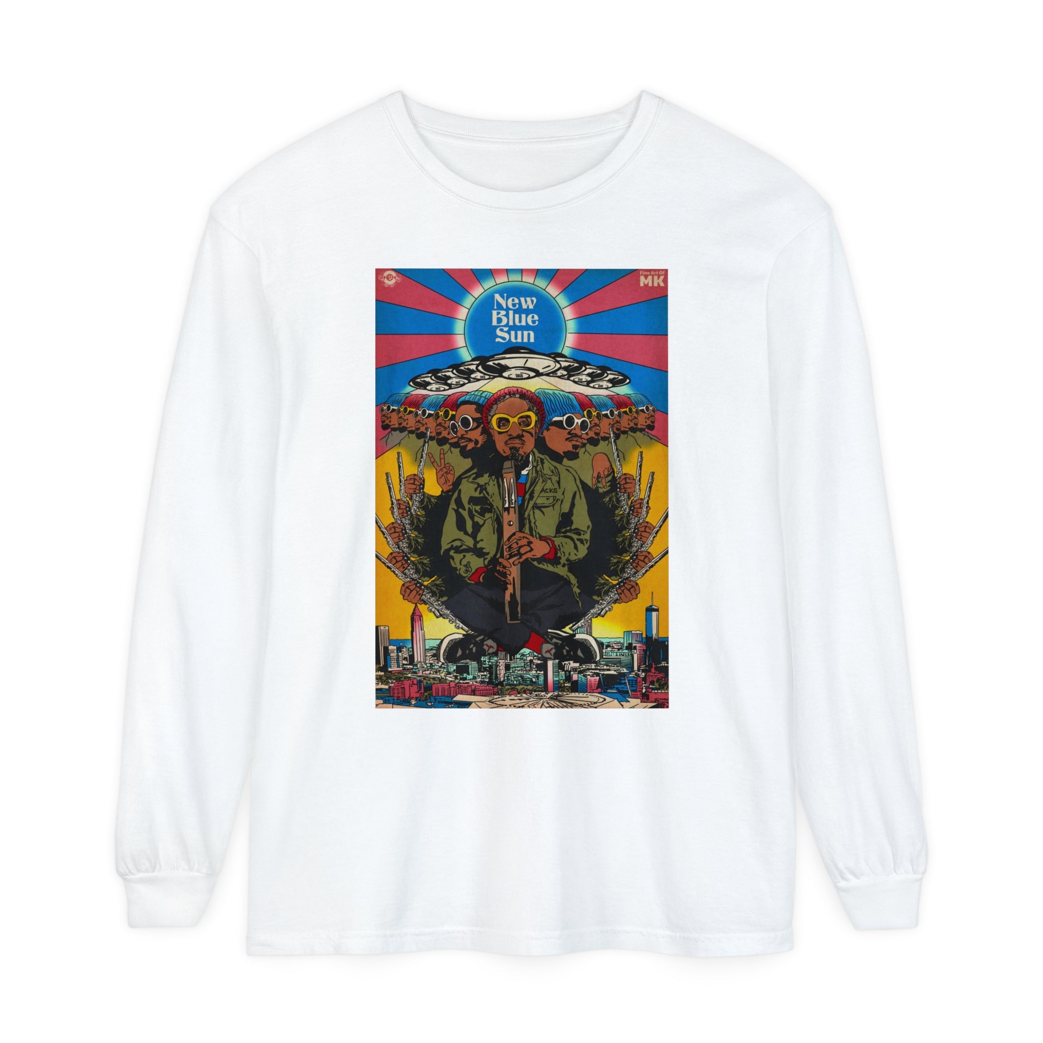 Blue Sun - Unisex Comfort Colors Long Sleeve T-Shirt