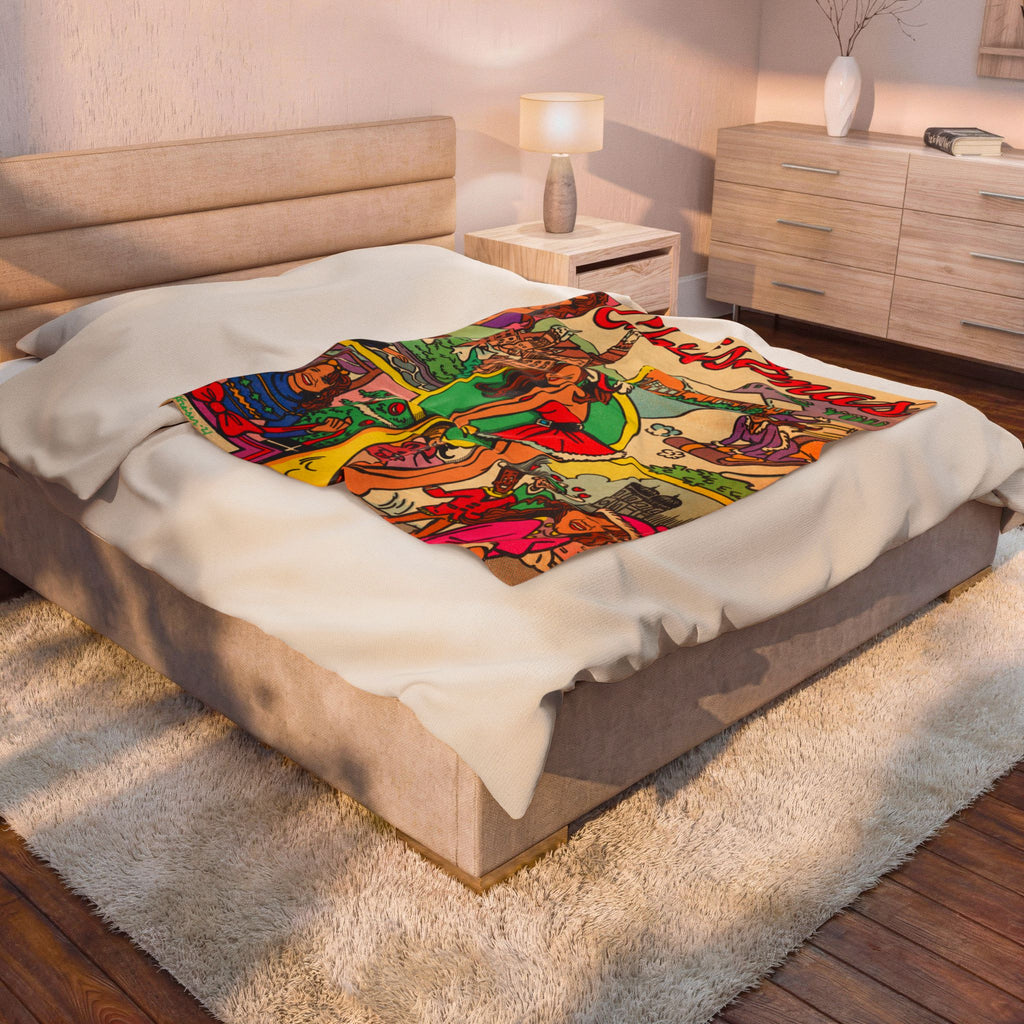All I Want for Christmas - Velveteen Plush Blanket