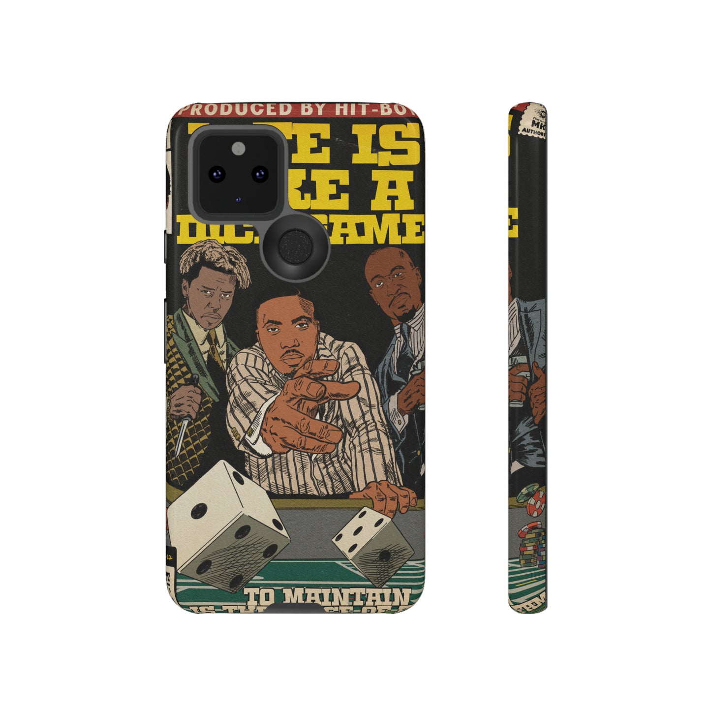 Nas, Cordae, & Freddie, Life Is Like A Dice Game - Tough Phone Cases