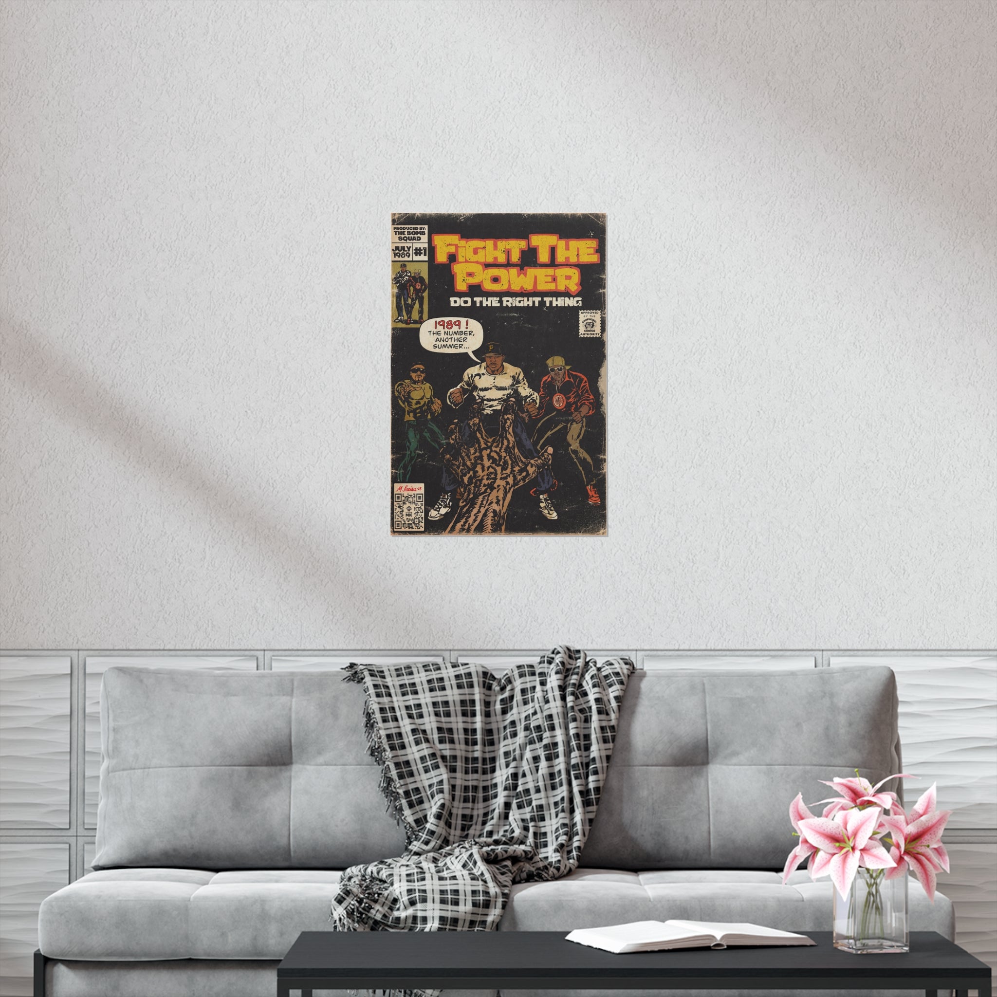 Fight The Power -  Vertical Matte Poster