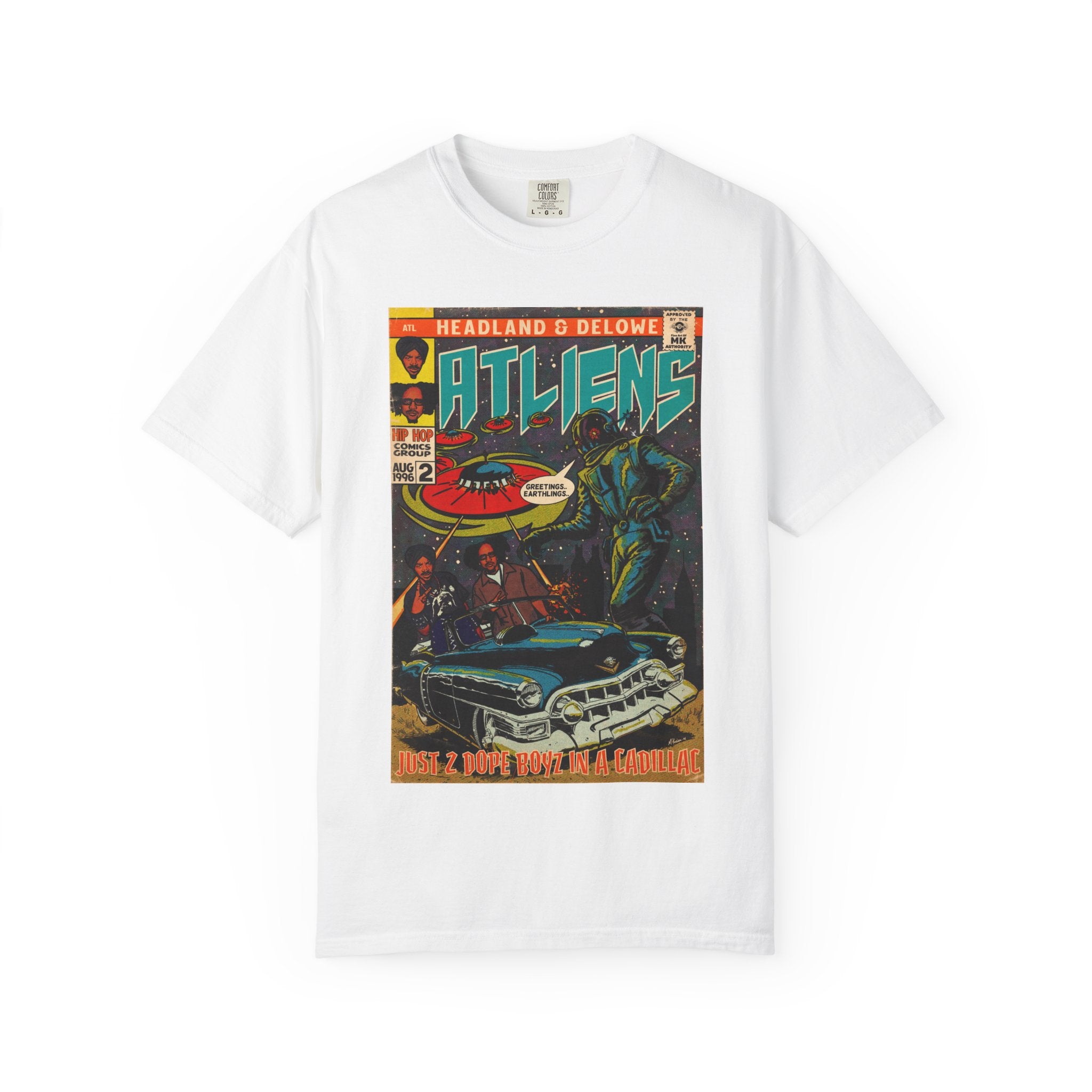 ATLiens - 2 Dope Boyz in a Cadillac - Unisex Comfort Colors T-shirt