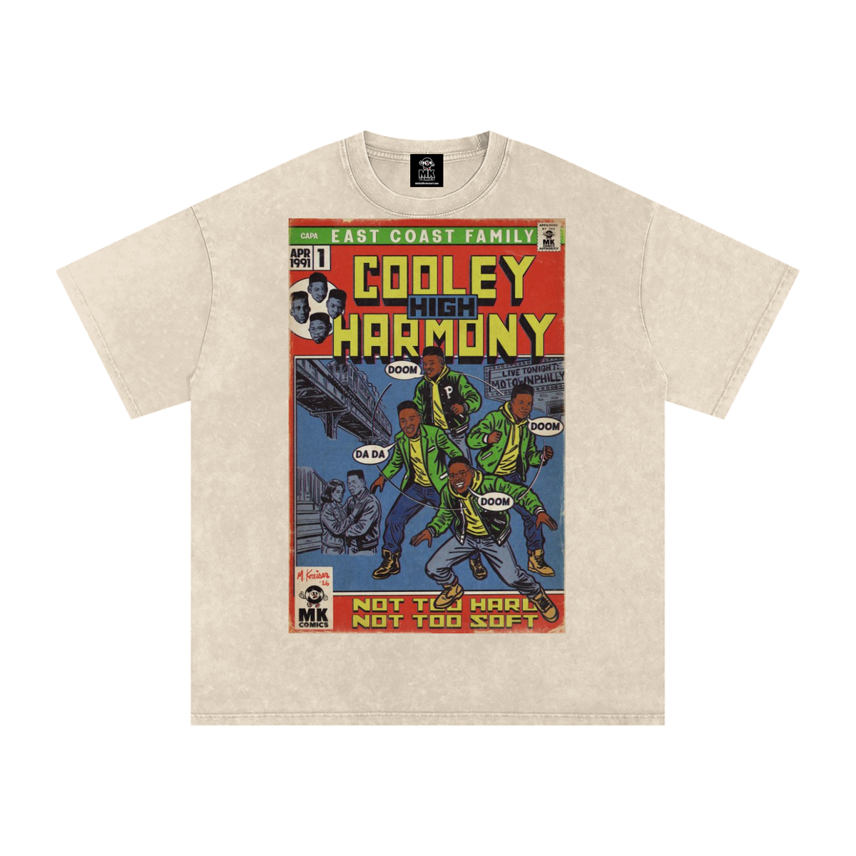 Cooleyhighharmony - Snow Washed Oversized Cotton T-Shirt