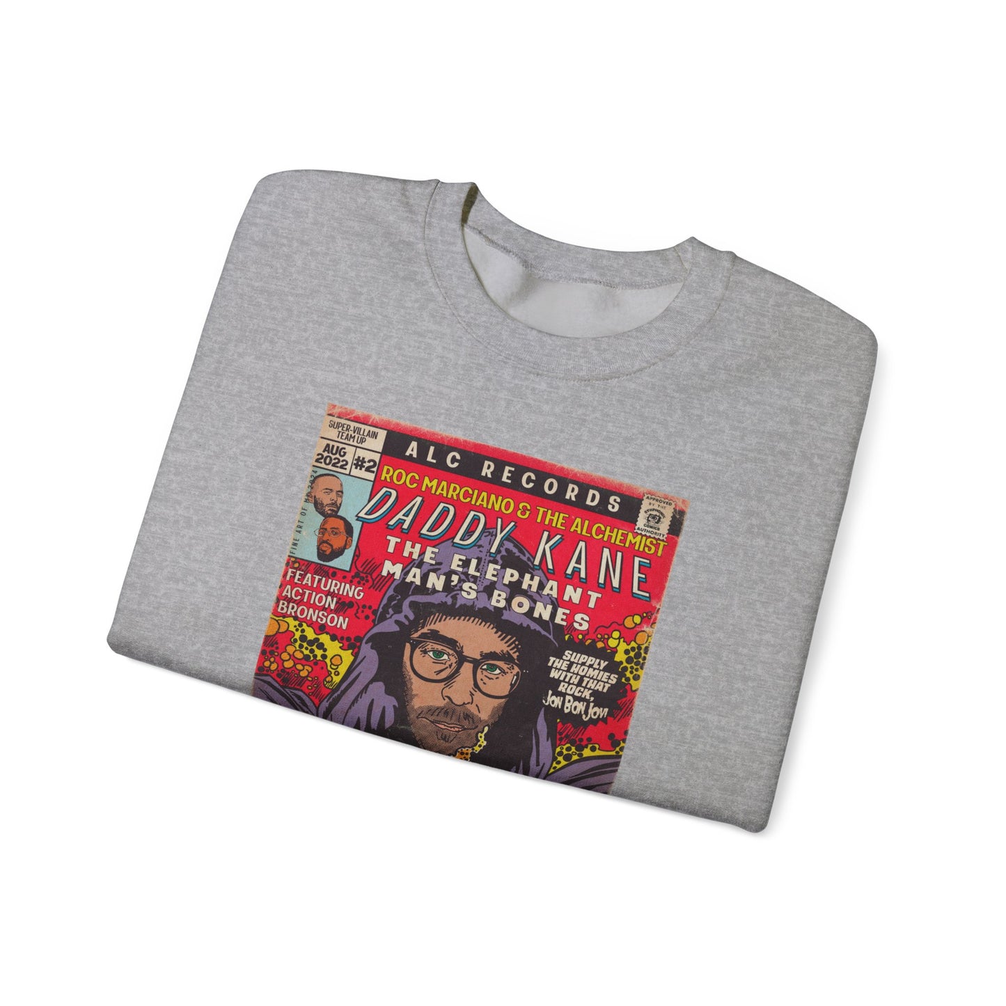 Roc Marciano, Alchemist, Action Bronson - Daddy Kane - Unisex Heavy Blend™ Crewneck Sweatshirt