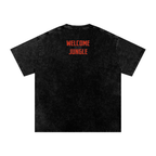 Welcome to the Jungle - Snow Washed Oversized Cotton T-Shirt