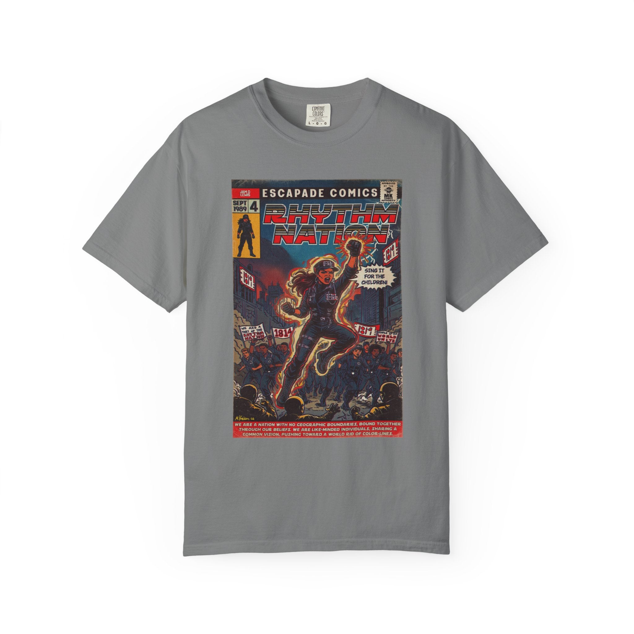 Rhythm Nation - Unisex Comfort Colors T-shirt