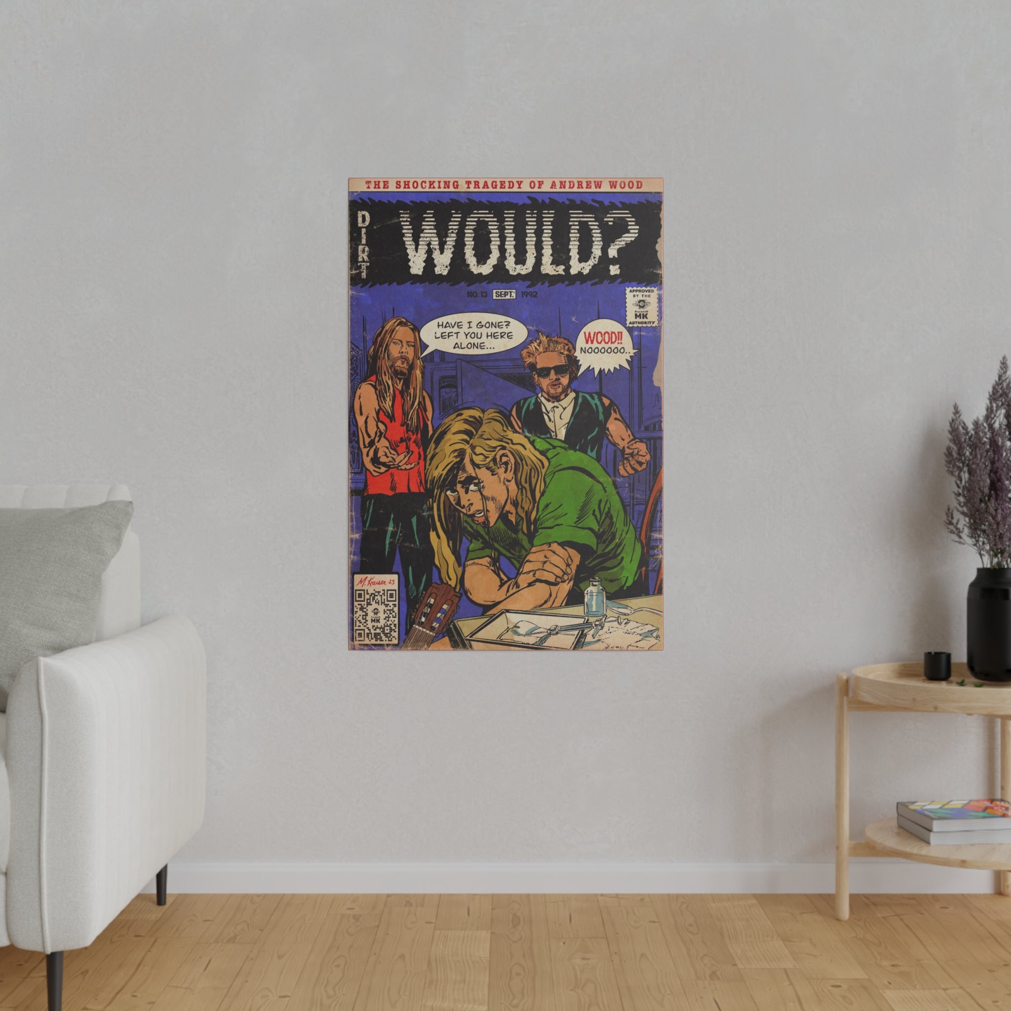 Would? - Matte Canvas, Stretched, 0.75"