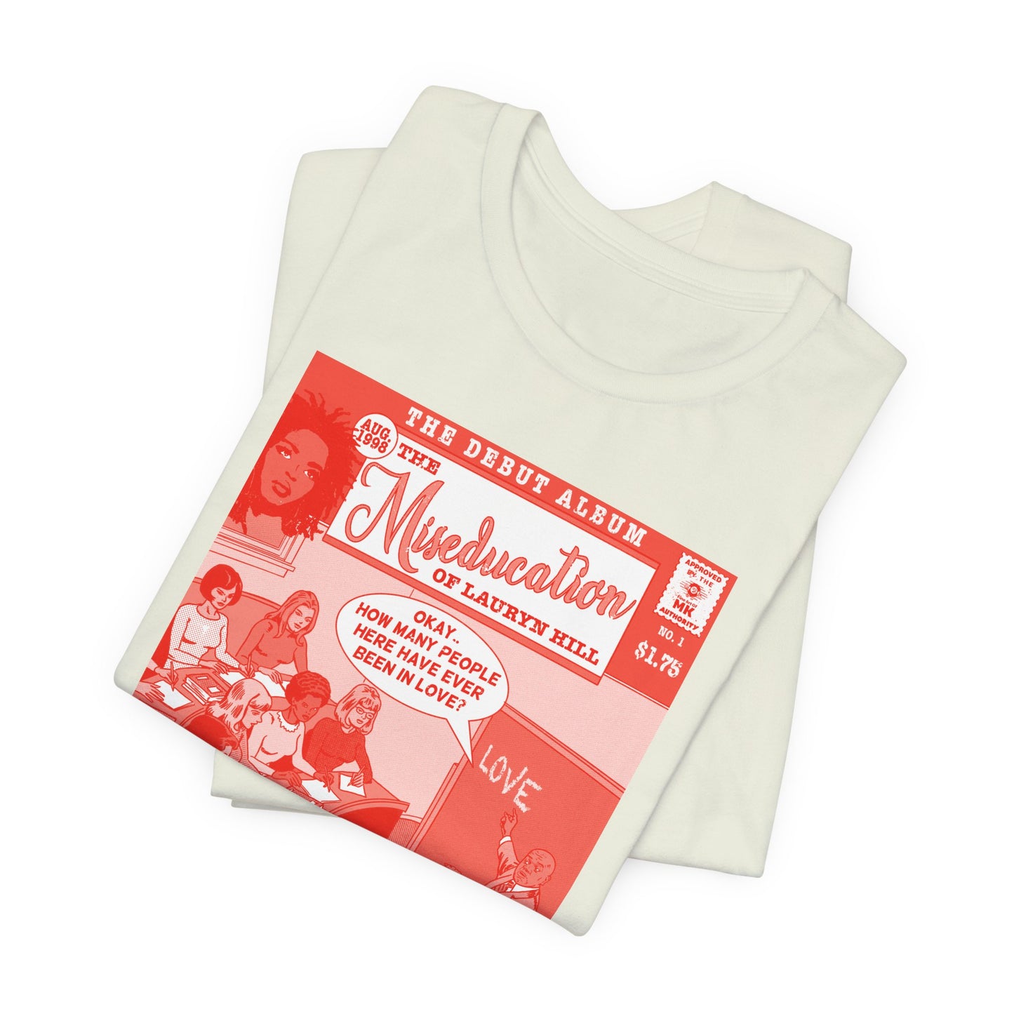 The Miseducation of Lauryn Hill.. - RED VARIANT - Unisex Jersey Short Sleeve Tee