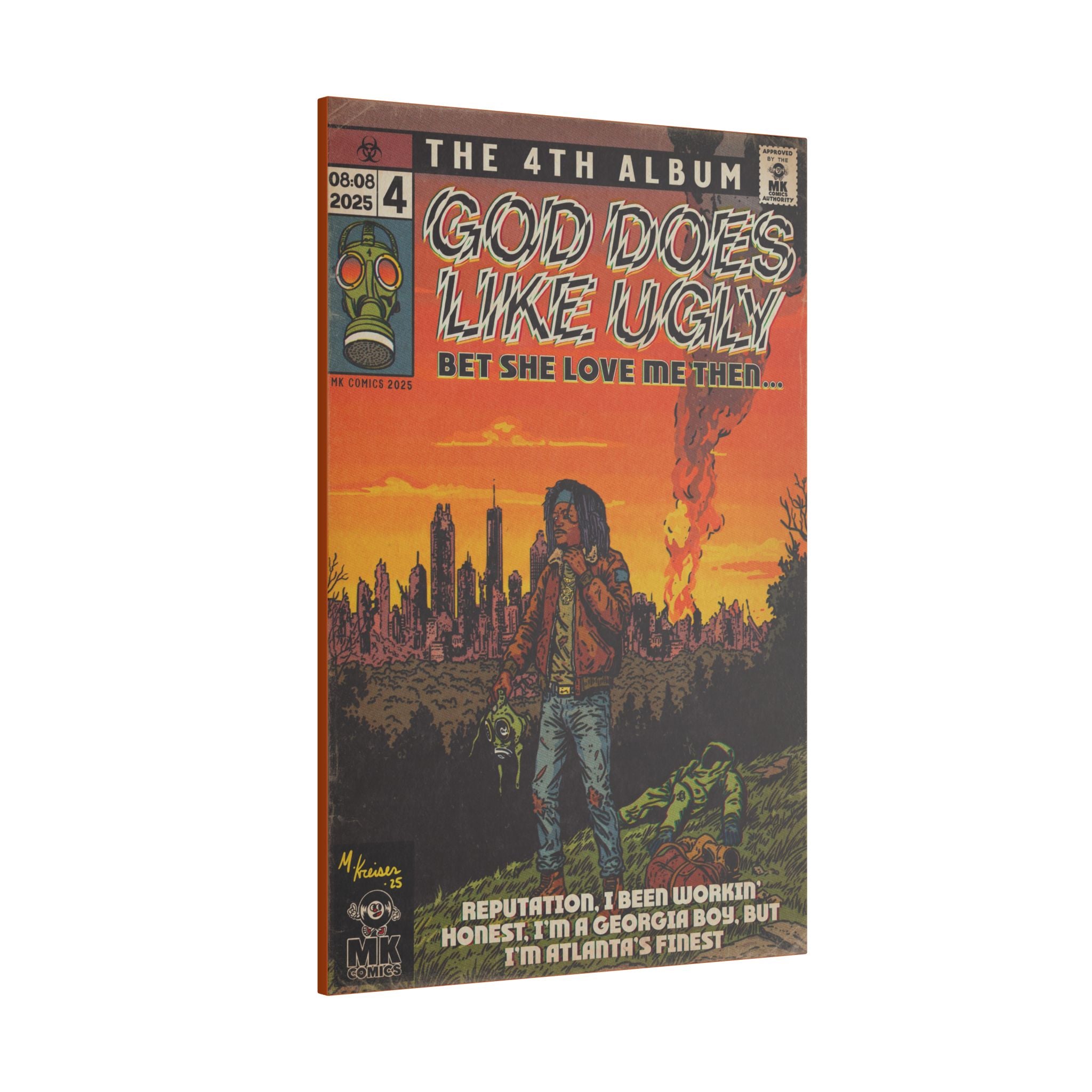God Does Like Ugly - Matte Canvas, Stretched, 0.75" (Multi-Size)