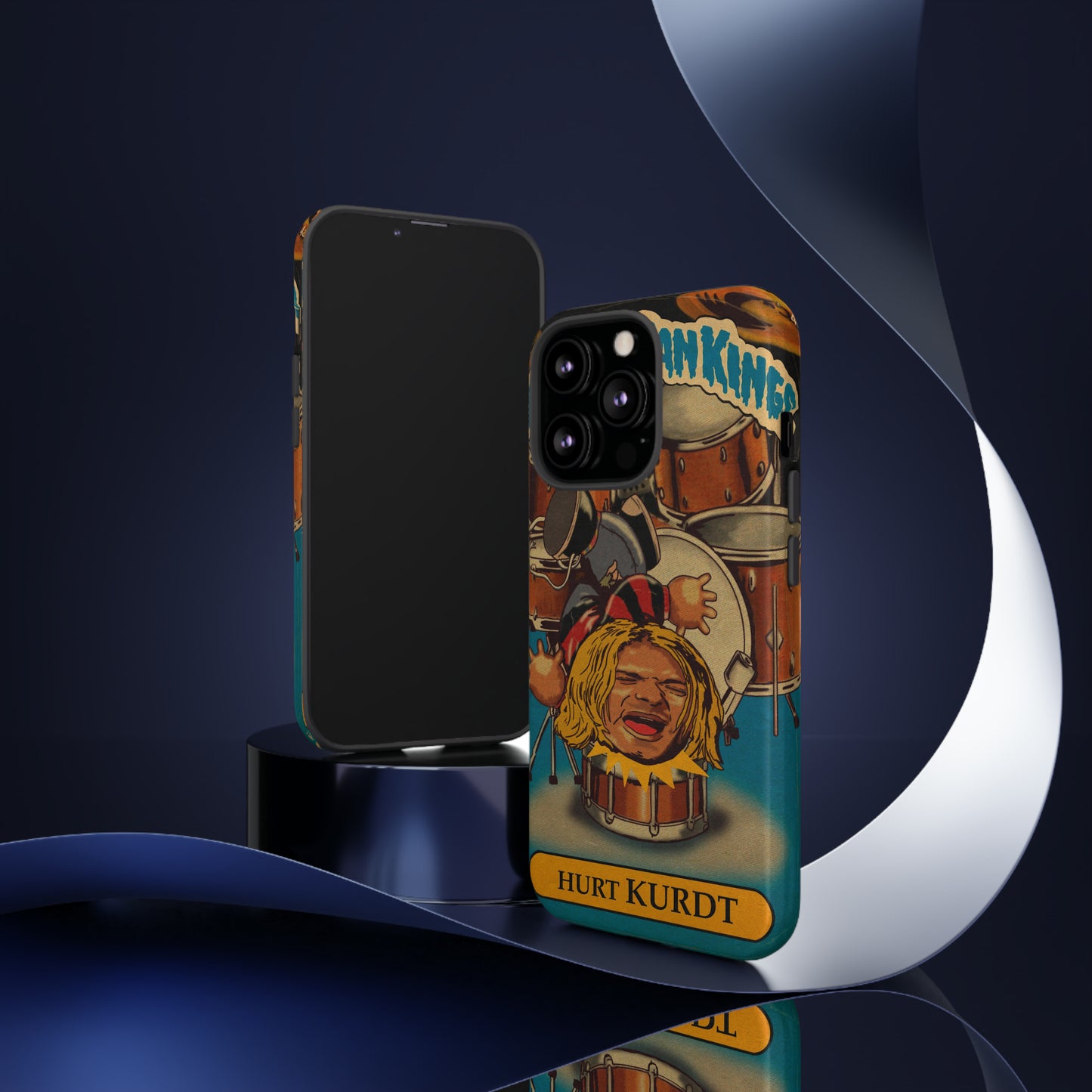Hurt KURDT - Garbage Can Kings - Nirvana - Tough Phone Cases