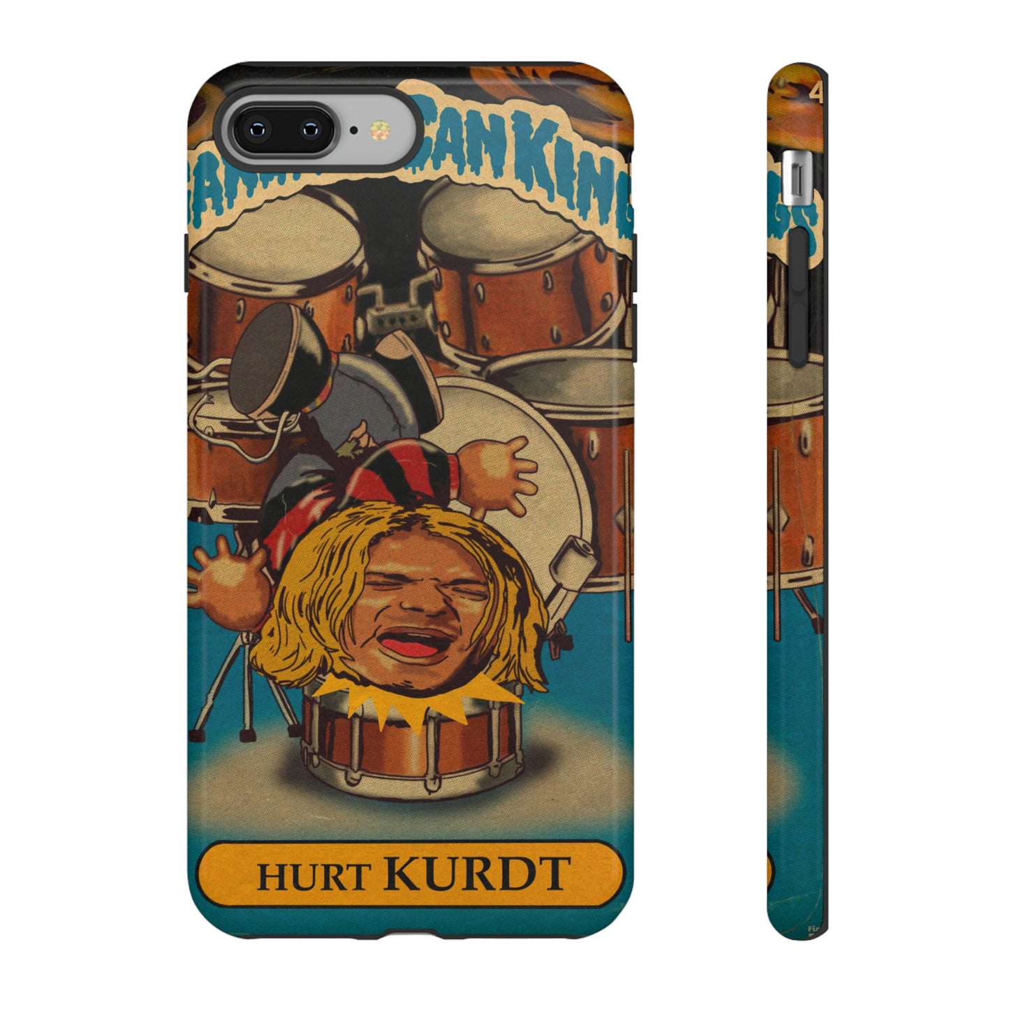Hurt KURDT - Garbage Can Kings - Nirvana - Tough Phone Cases