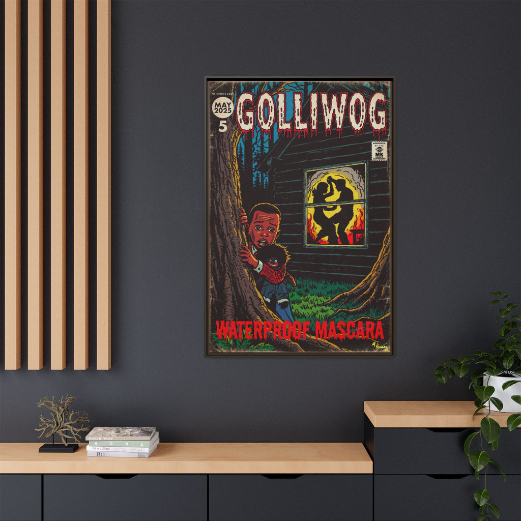 Waterproof Mascara - Golliwog - Matte Canvas, Framed (Multi-color)