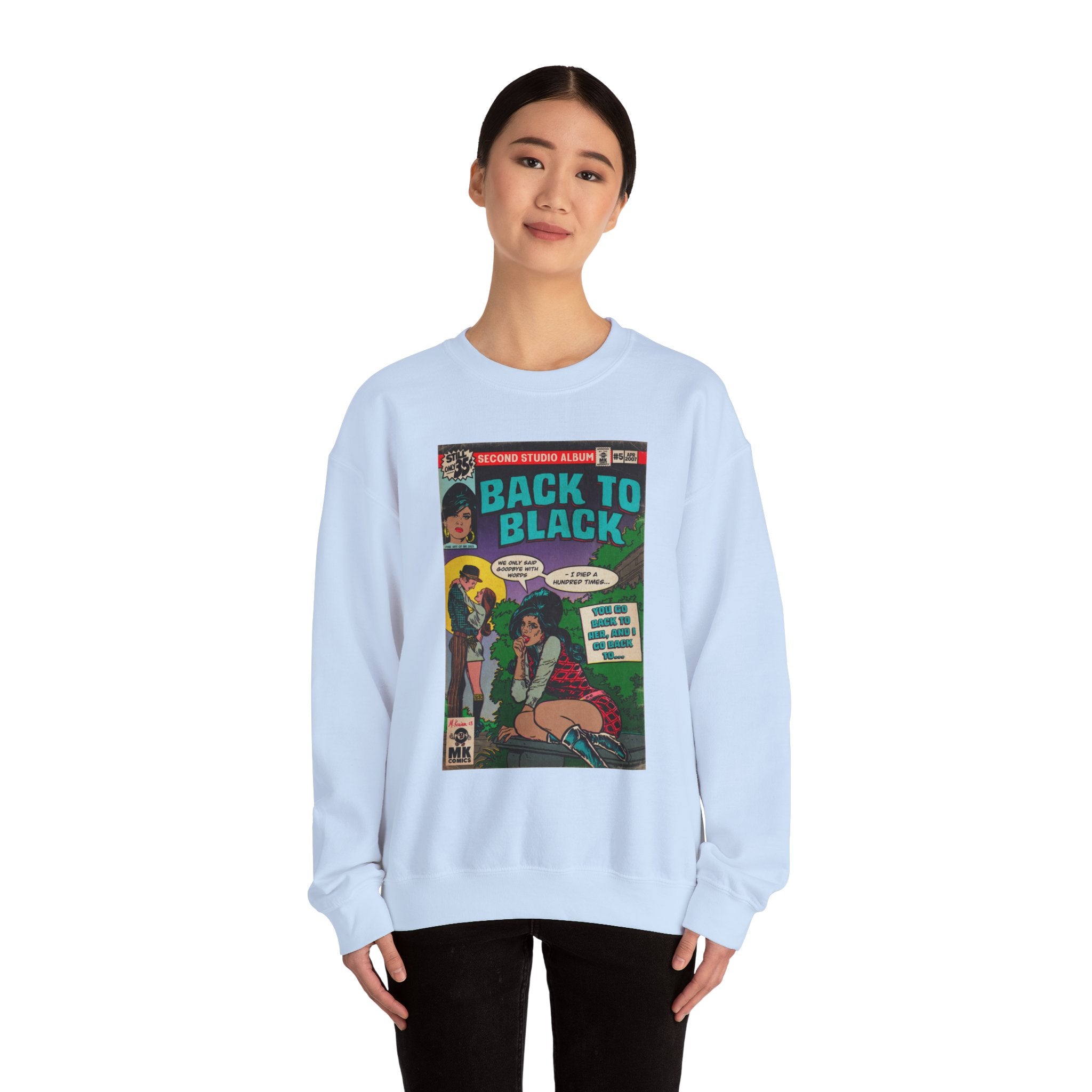 Back to Black - Unisex Heavy Blend™ Crewneck Sweatshirt