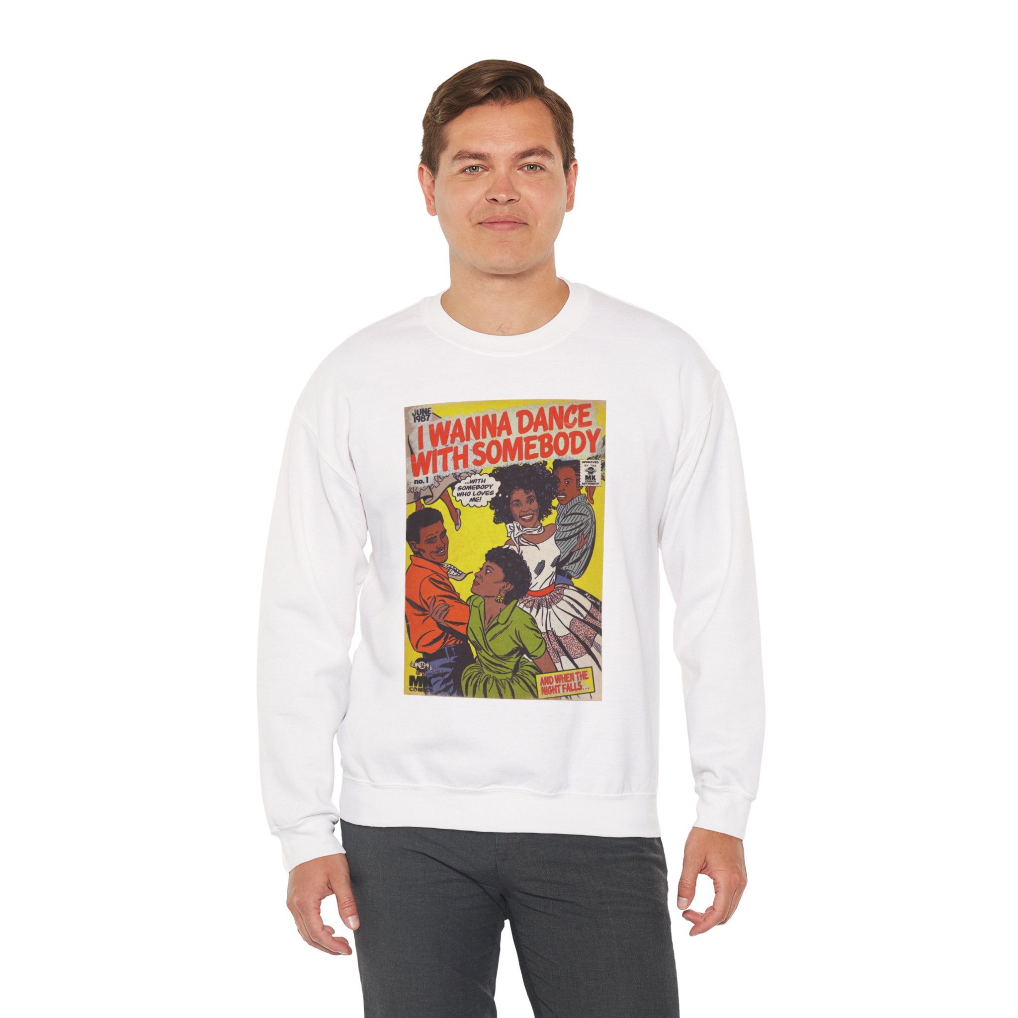 I Wanna Dance with Somebody - Unisex Heavy Blend™ Crewneck Sweatshirt
