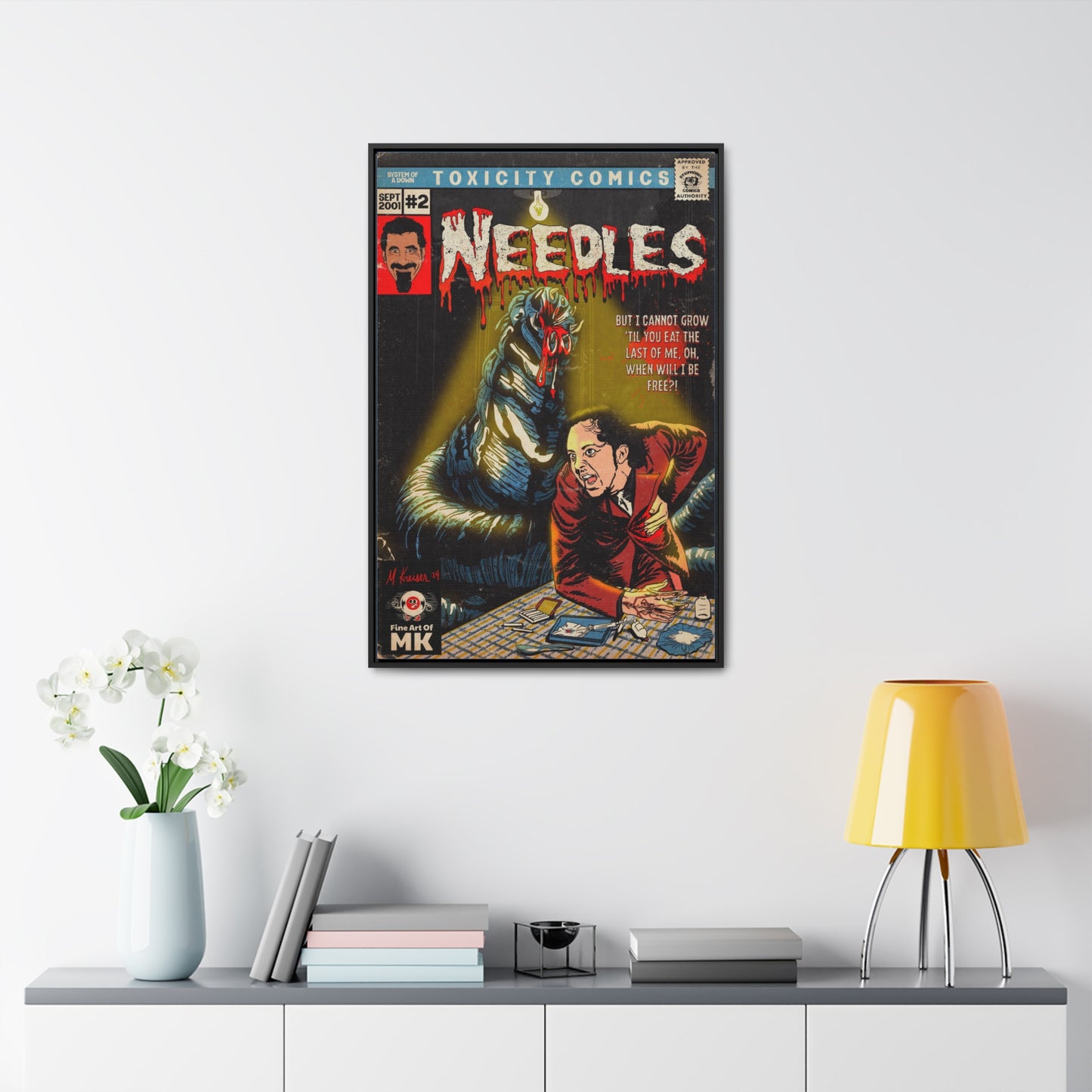 System of a Down - Needles - Gallery Canvas Wraps, Vertical Frame