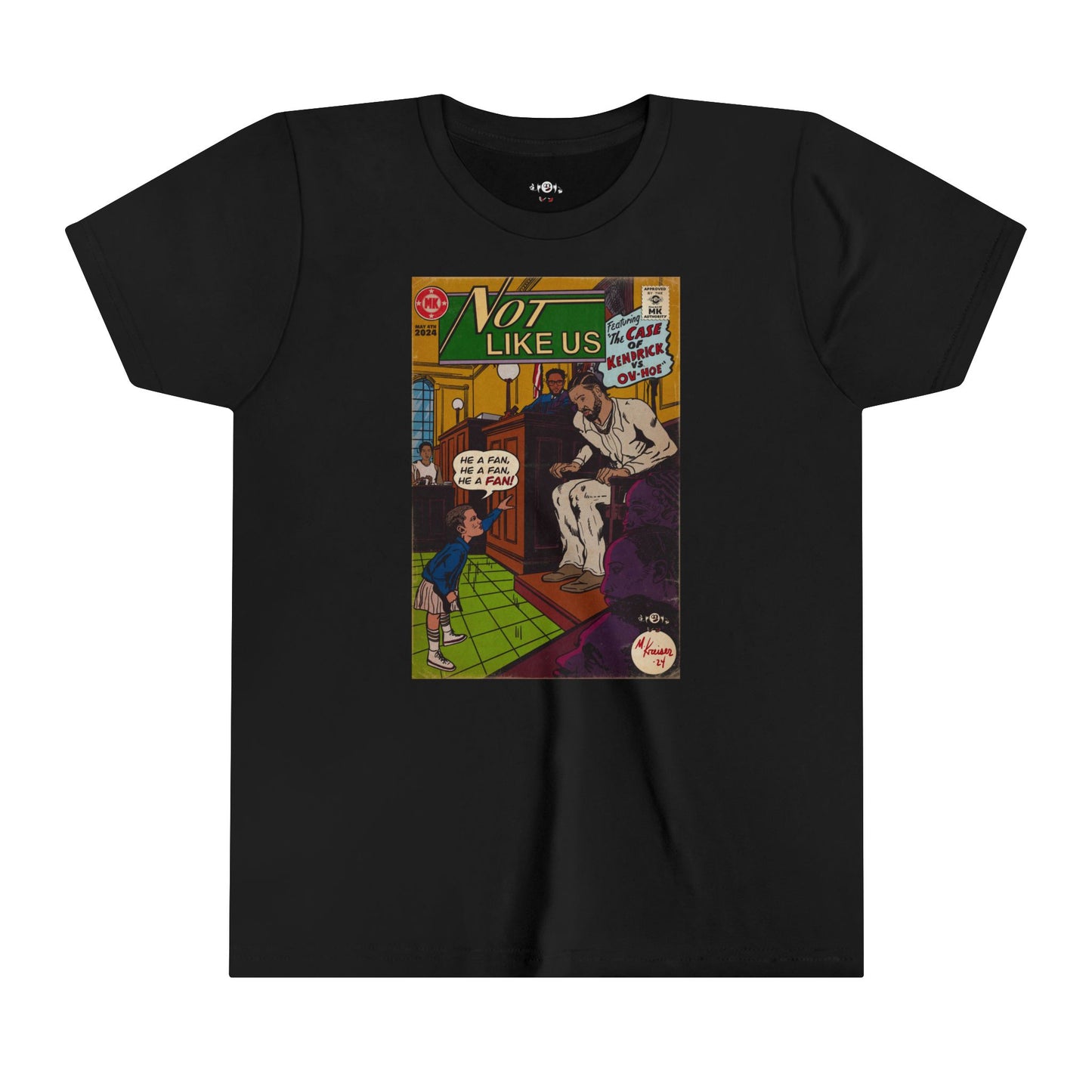 KIDS - Kendrick Lamar - Not Like Us - Youth Short Sleeve Tee