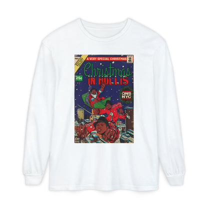 Christmas in Hollis - Unisex Comfort Colors Long Sleeve T-Shirt
