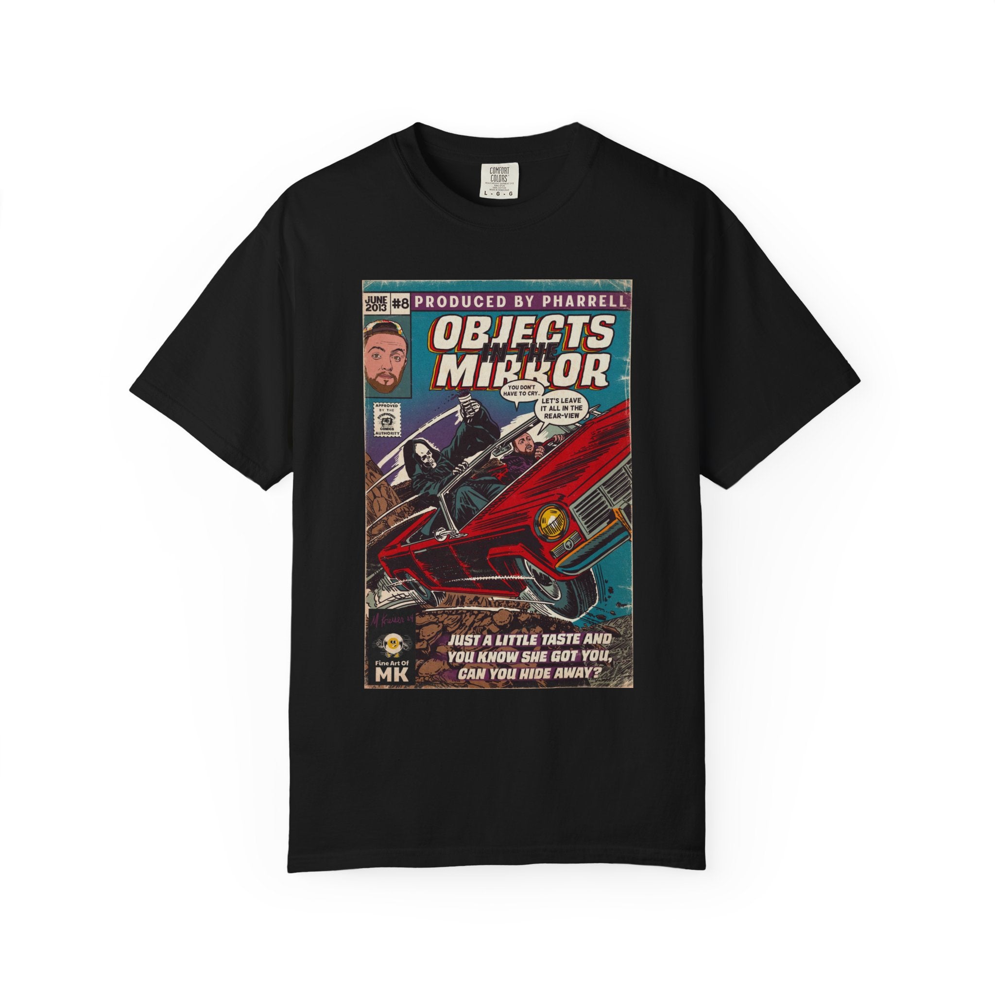 Objects in the Mirror - Unisex Comfort Colors T-shirt