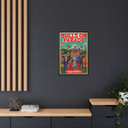 Bulls Parade -Matte Canvas, Framed (Multi-color)