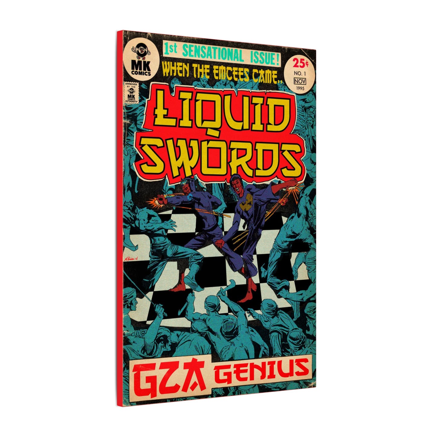 Liquid Swords - Matte Canvas, Stretched