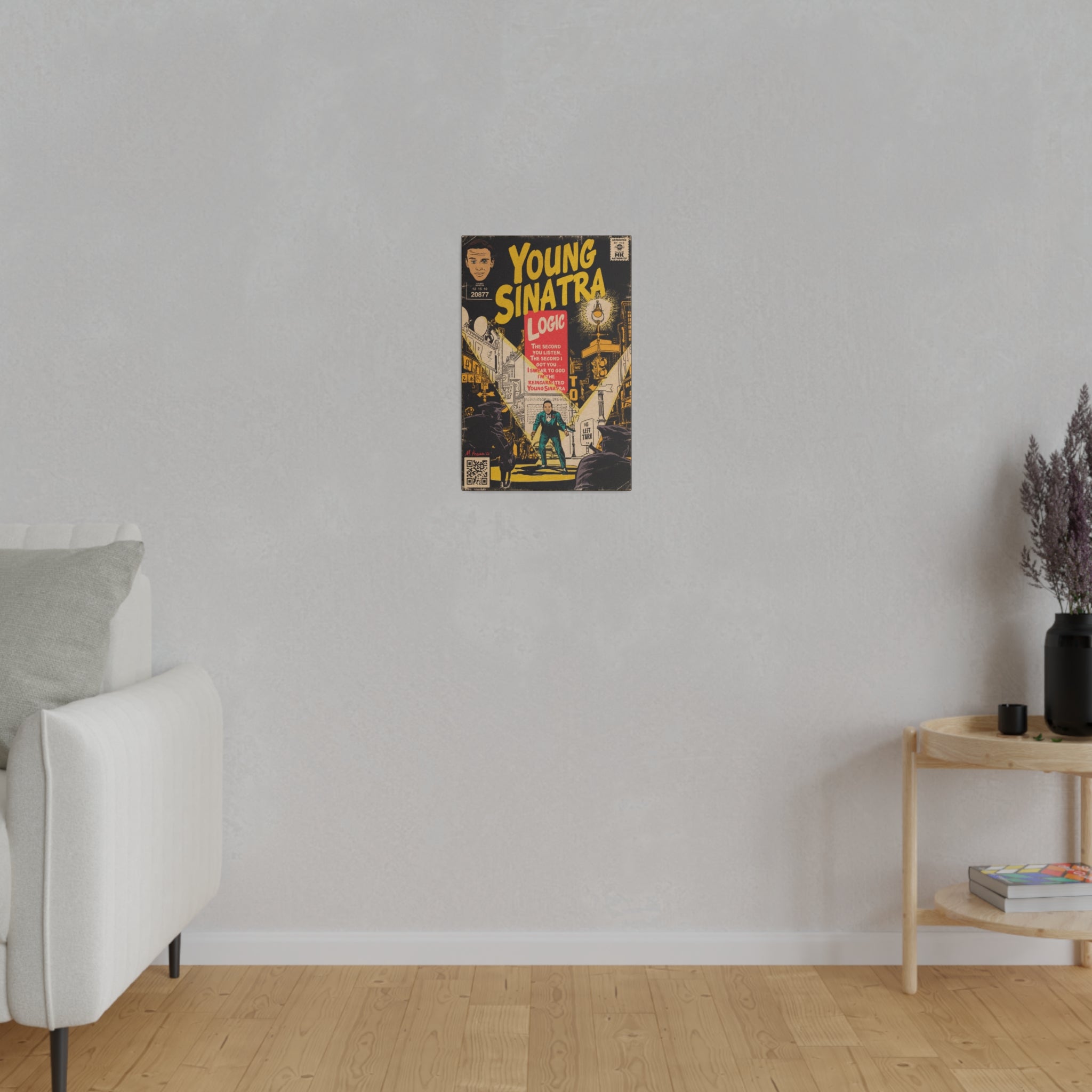 Young Sinatra - Matte Canvas, Stretched