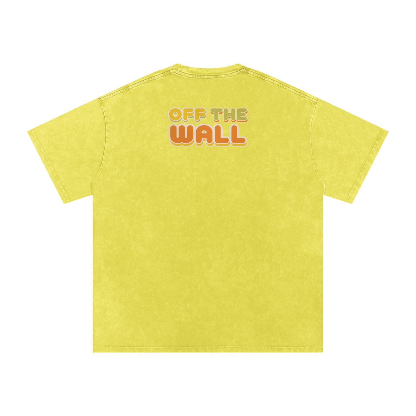 Off the Wall - Snow Washed Oversized Cotton T-Shirt