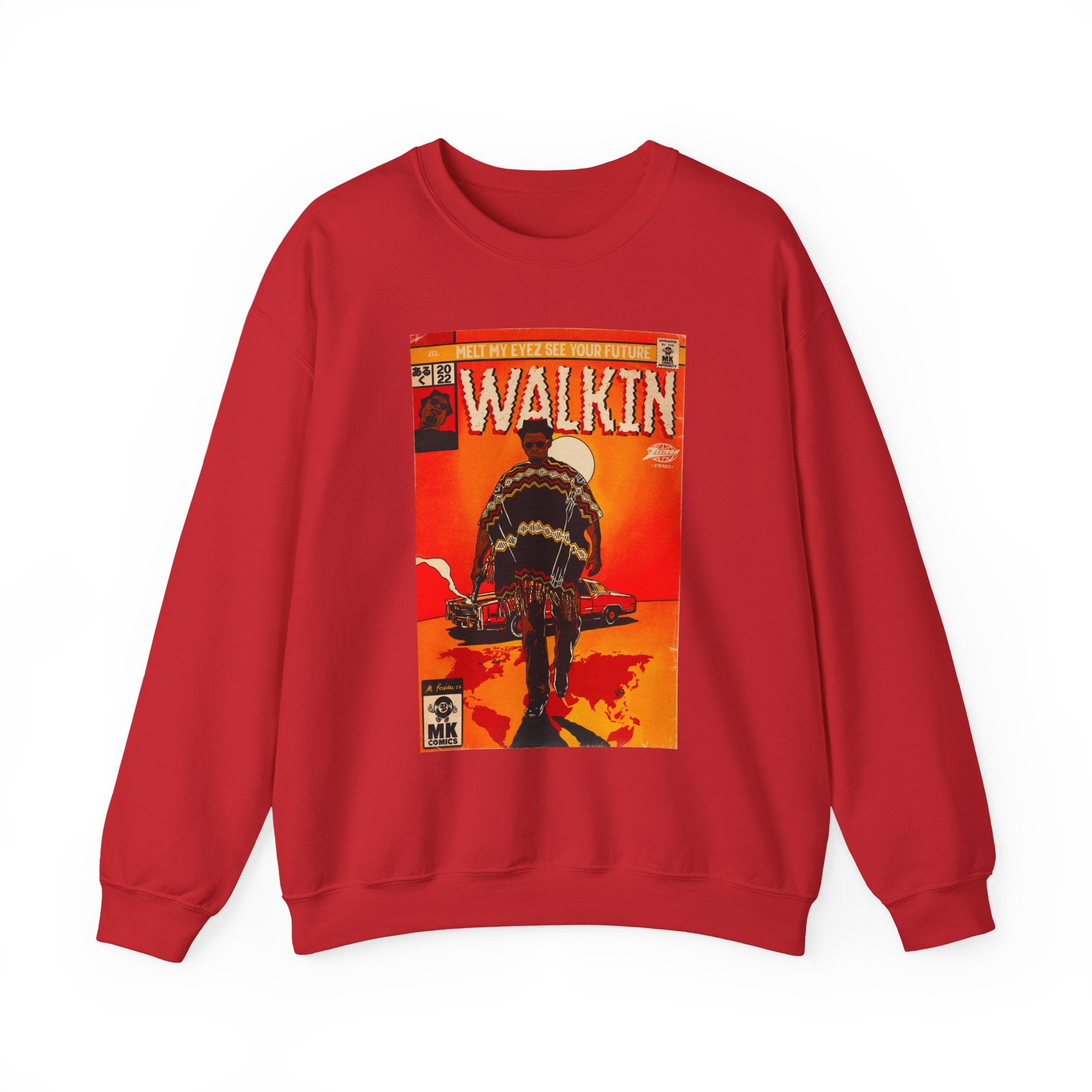 Walkin - Unisex Heavy Blend™ Crewneck Sweatshirt