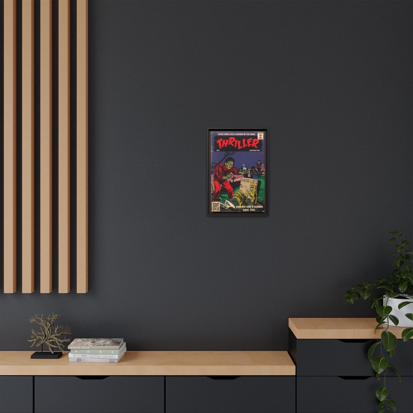 Michael Jackson- Thriller - Gallery Canvas Wraps, Vertical Frame