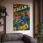 C.R.E.A.M - Comic Book Art - Vertical Matte Poster