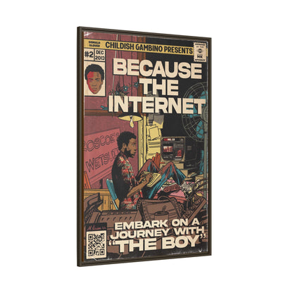 Childish Gambino - Because the Internet - Gallery Canvas Wraps, Vertical Frame
