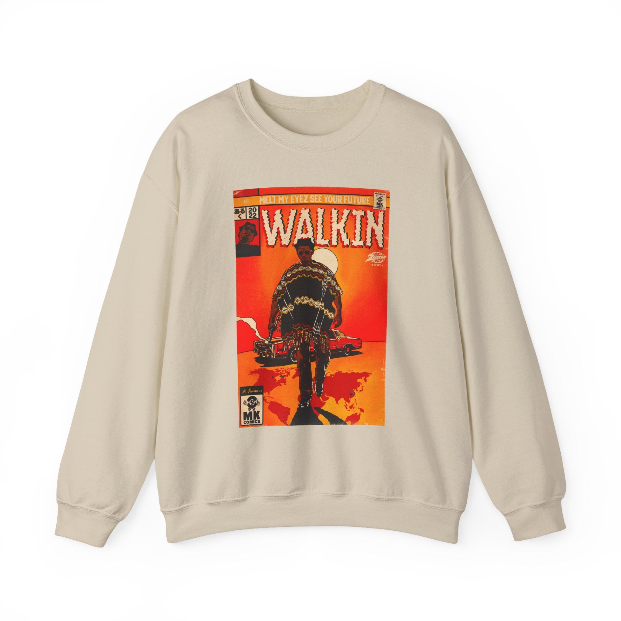 Walkin - Unisex Heavy Blend™ Crewneck Sweatshirt