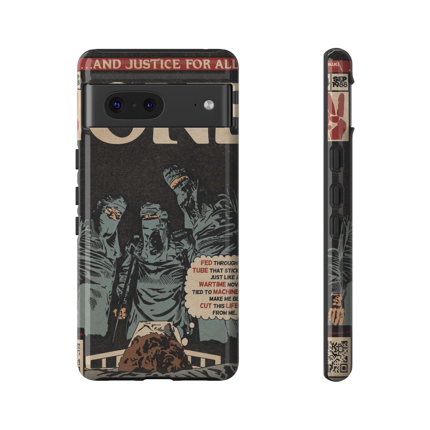 Metallica- One - Johnny Got His Gun Comic Book Art - Tough Phone Cases