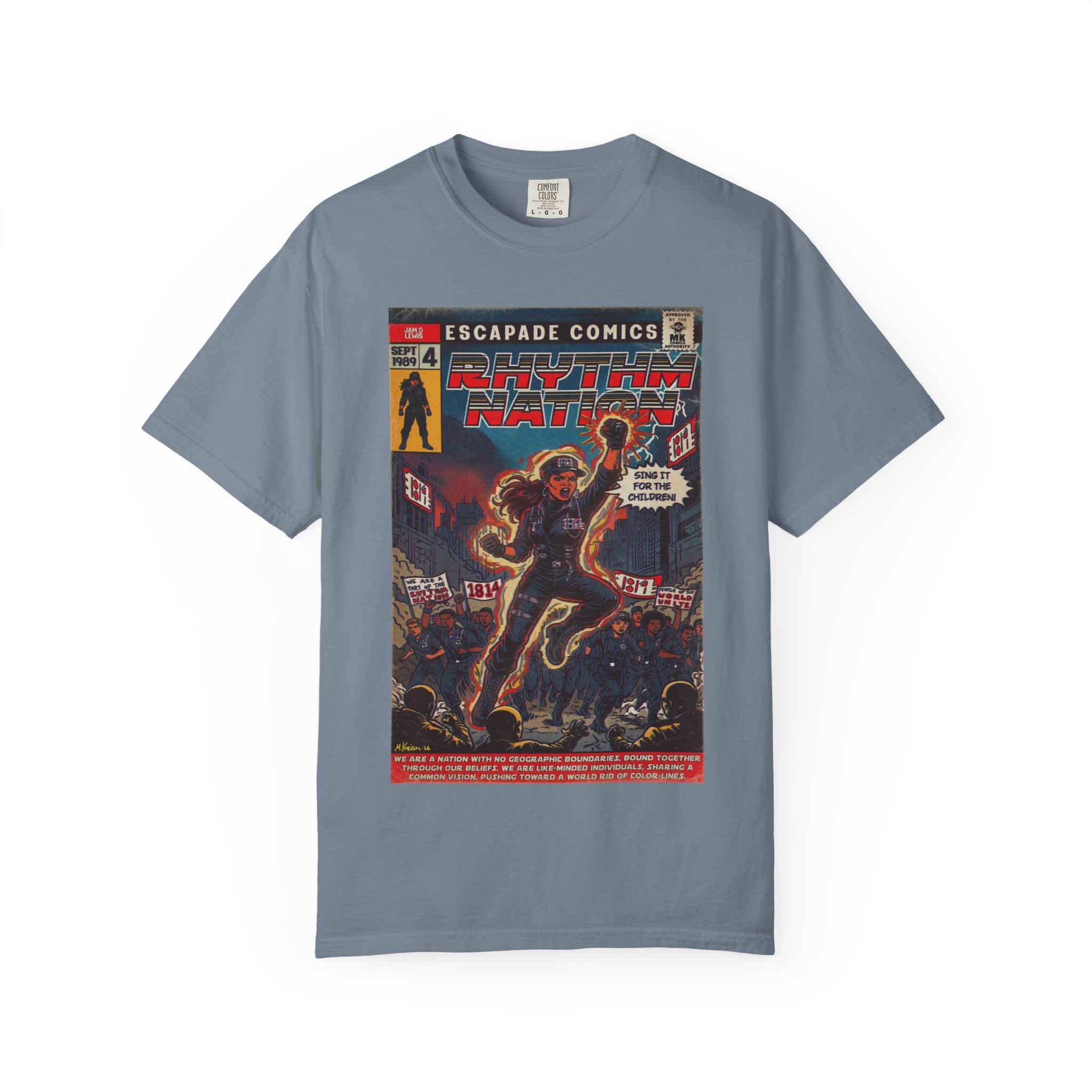 Rhythm Nation - Unisex Comfort Colors T-shirt