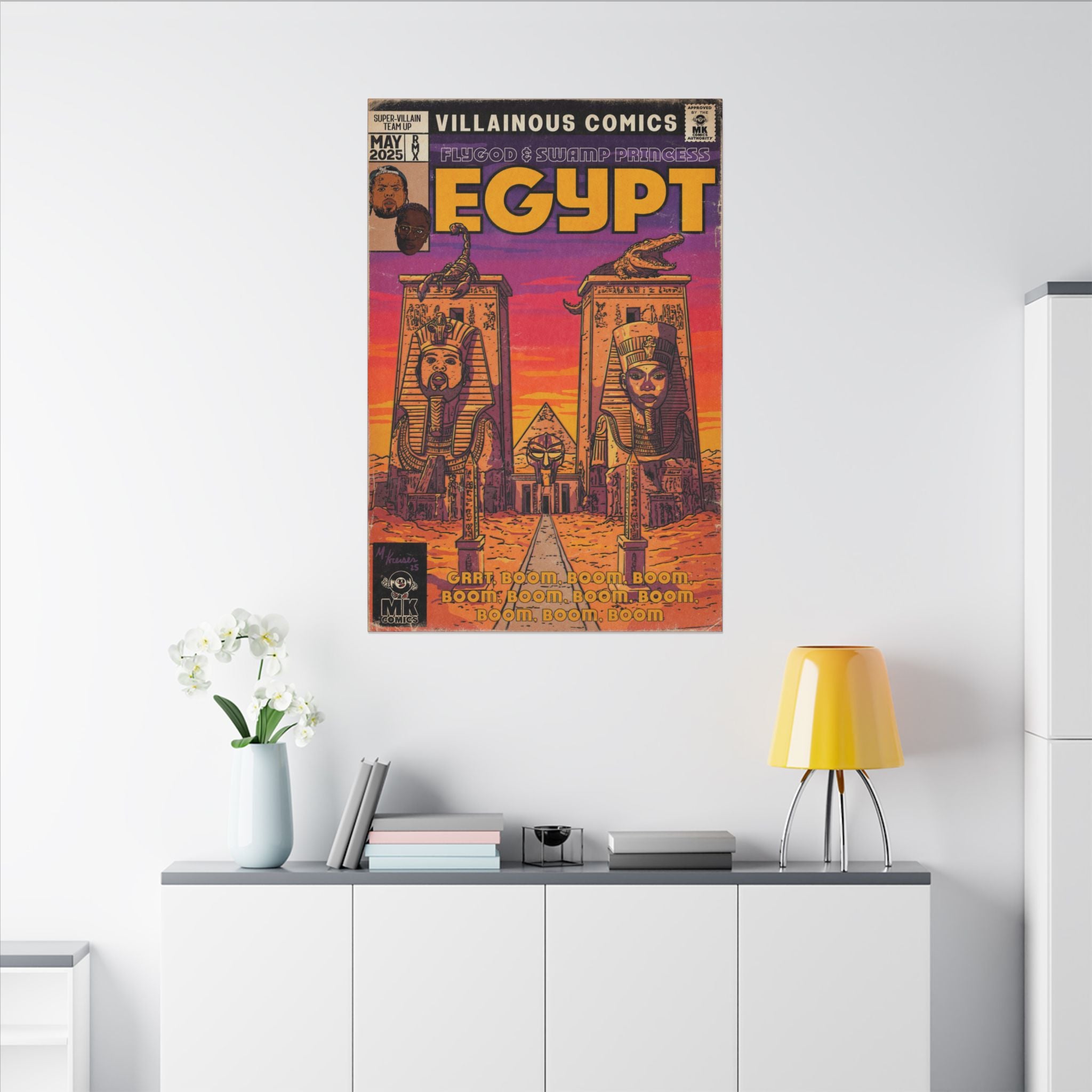 Egypt Remix - Matte Canvas, Stretched, 0.75" (Multi-Size)
