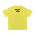 Welcome to the Jungle - Snow Washed Oversized Cotton T-Shirt