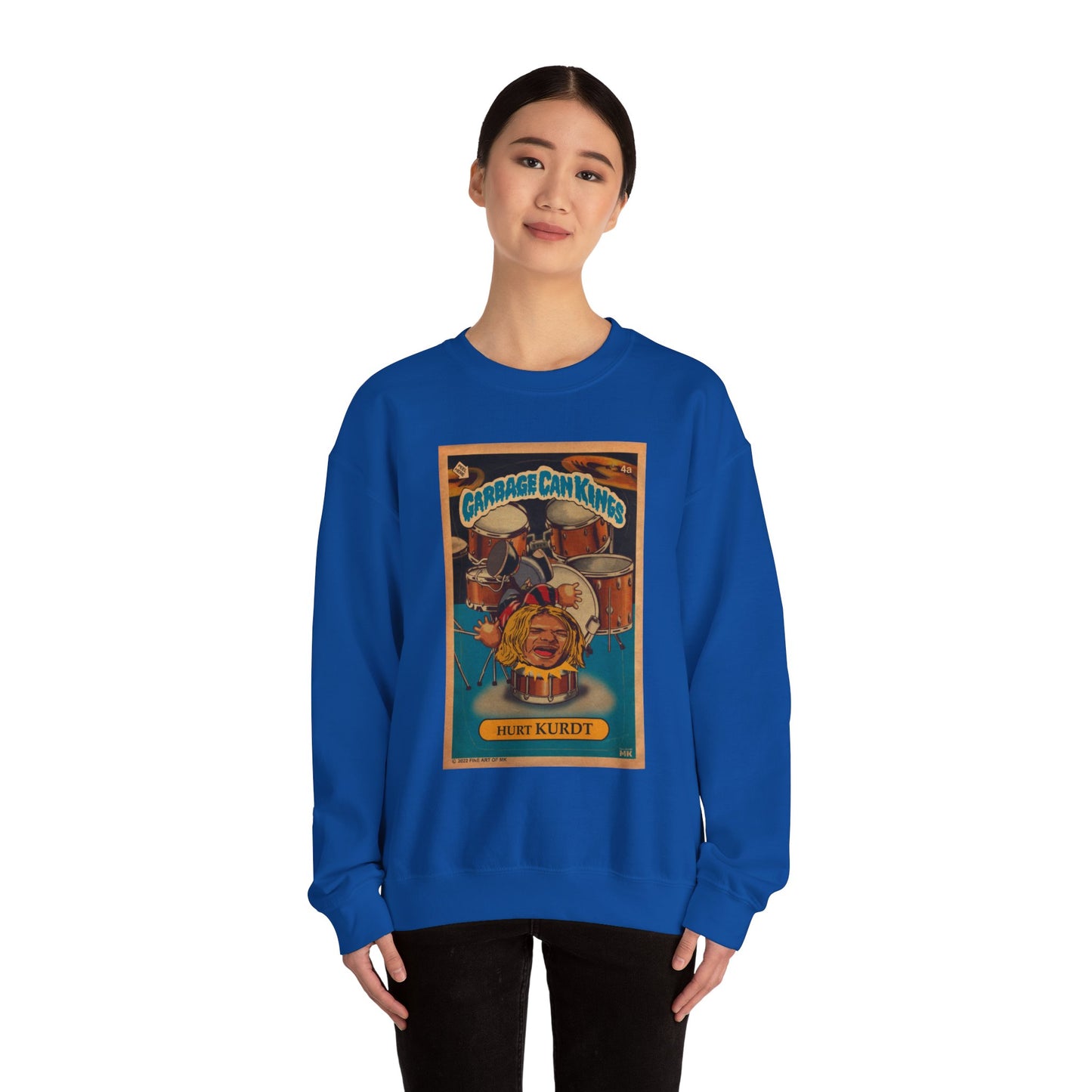Hurt KURDT - Garbage Can Kings - Nirvana - Unisex Heavy Blend™ Crewneck Sweatshirt