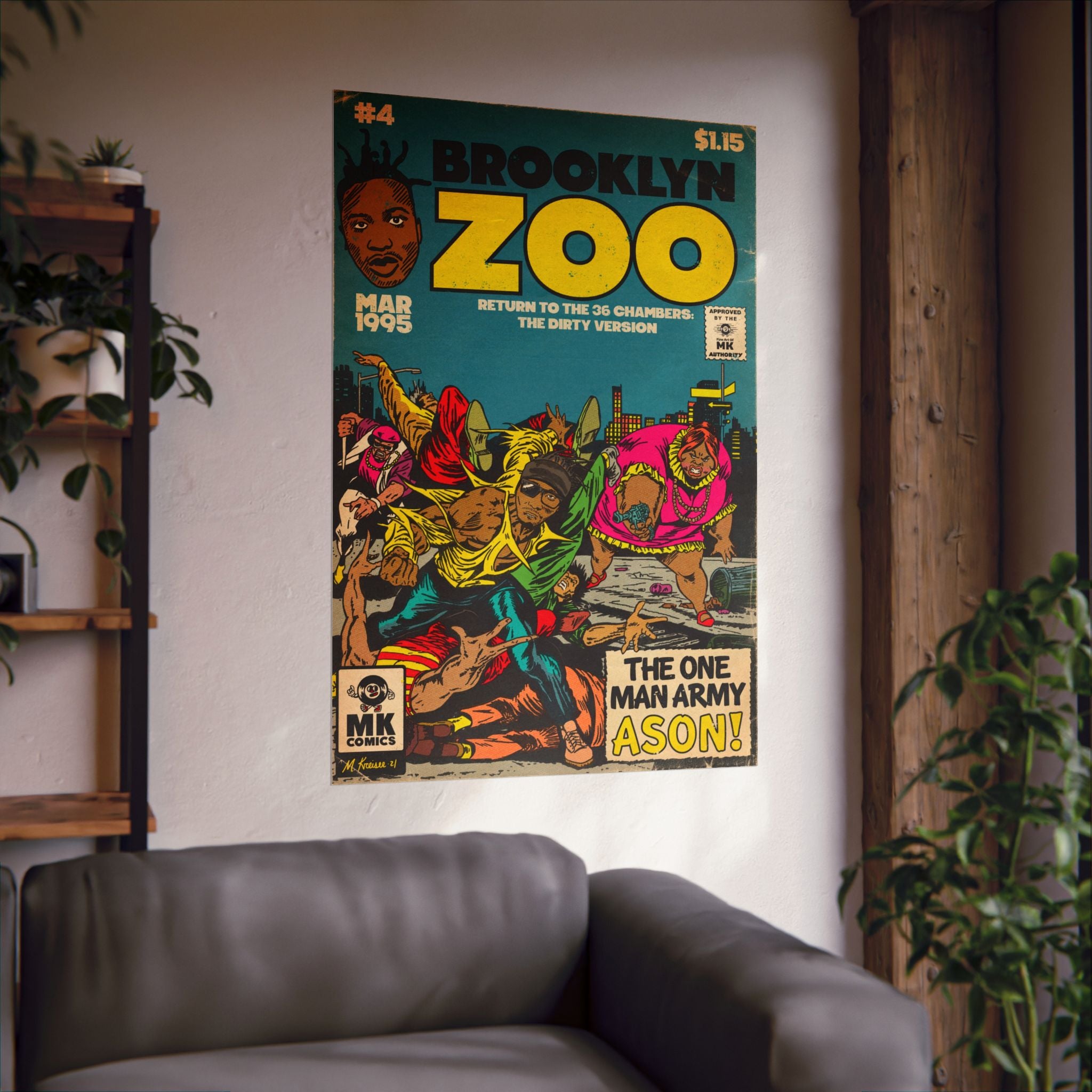 Brooklyn Zoo - Vertical Matte Poster