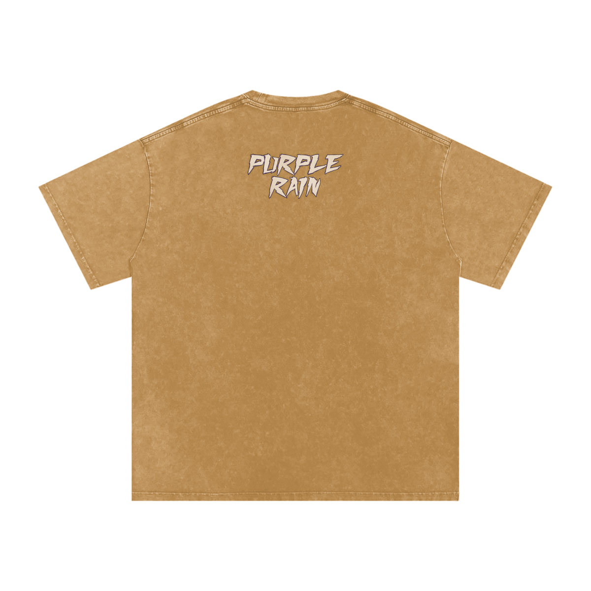 Purple Rain - Snow Washed Oversized Cotton T-Shirt