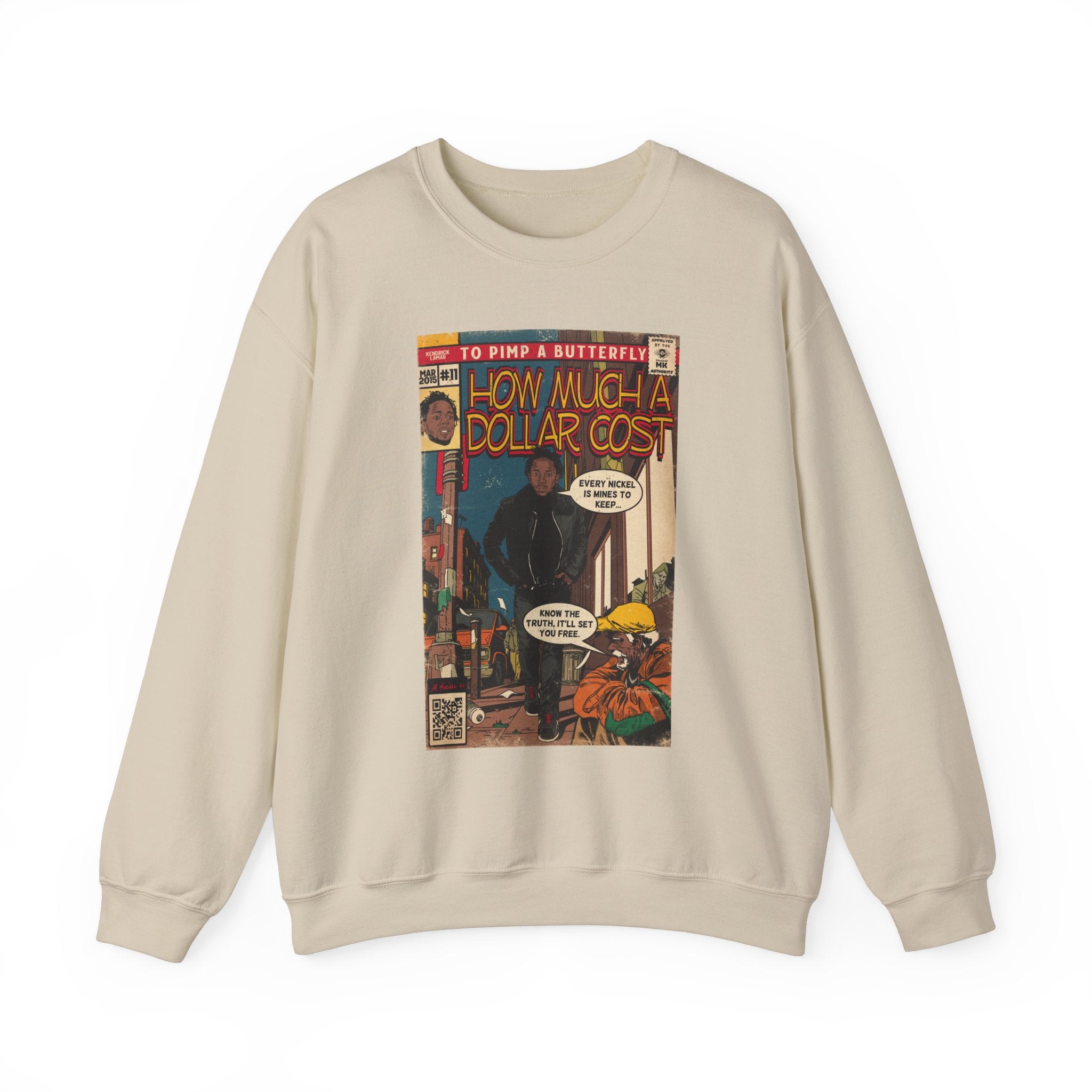 How Much A Dollar Cost- Unisex Heavy Blend™ Crewneck Sweatshirt