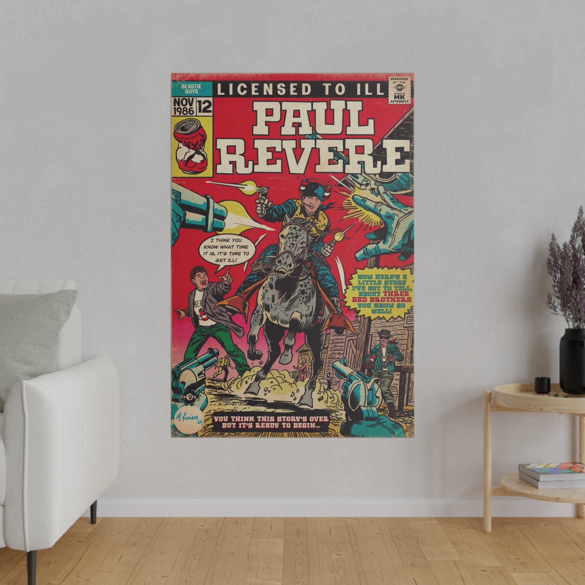 Paul Revere - Matte Canvas, Stretched, 0.75"