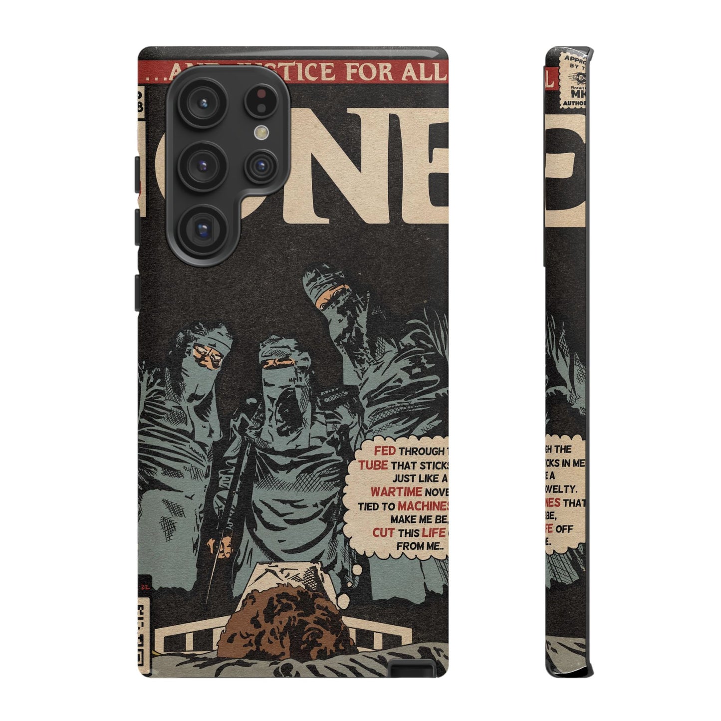 Metallica- One - Johnny Got His Gun Comic Book Art - Tough Phone Cases