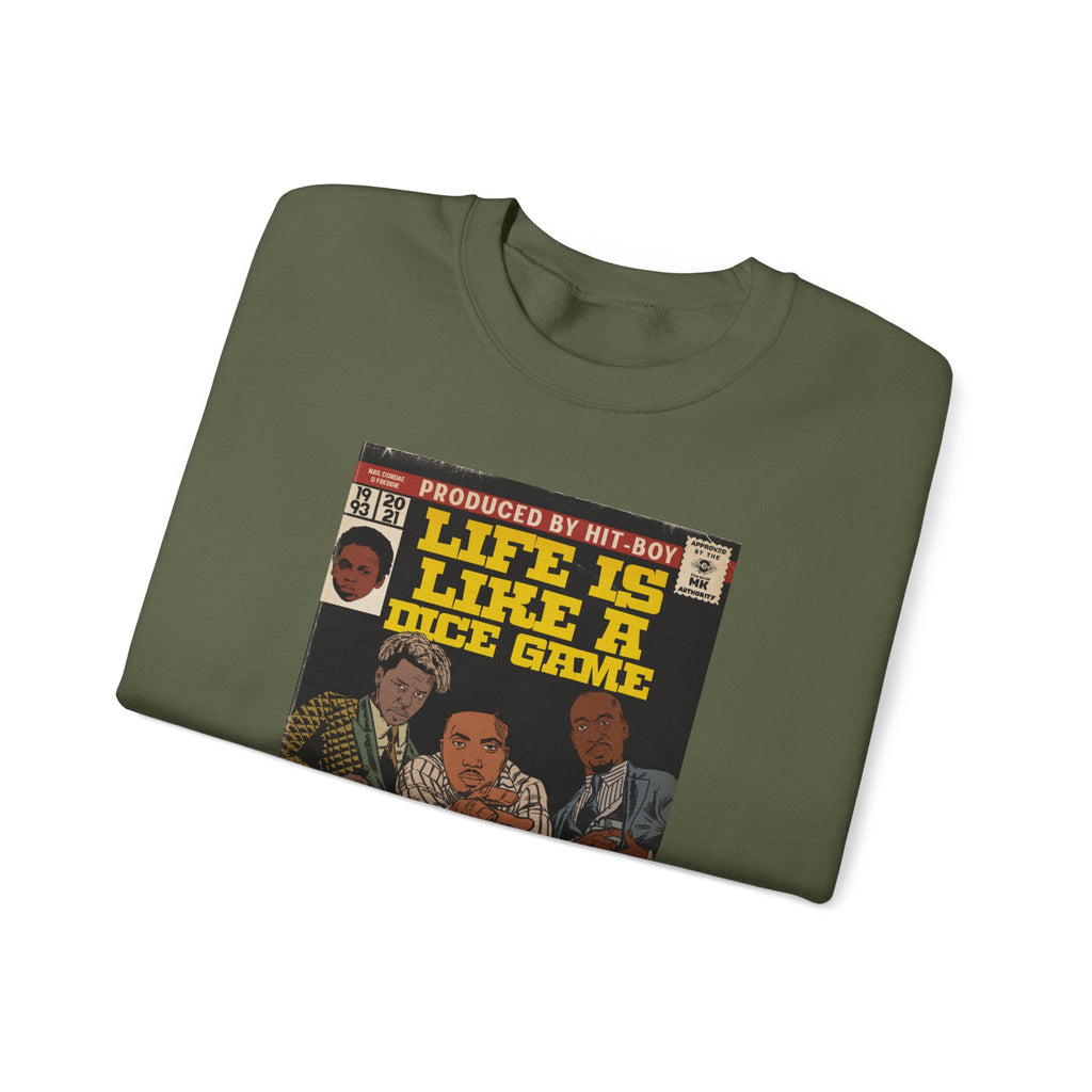 Life Is Like A Dice Game - Unisex Heavy Blend™ Crewneck Sweatshirt