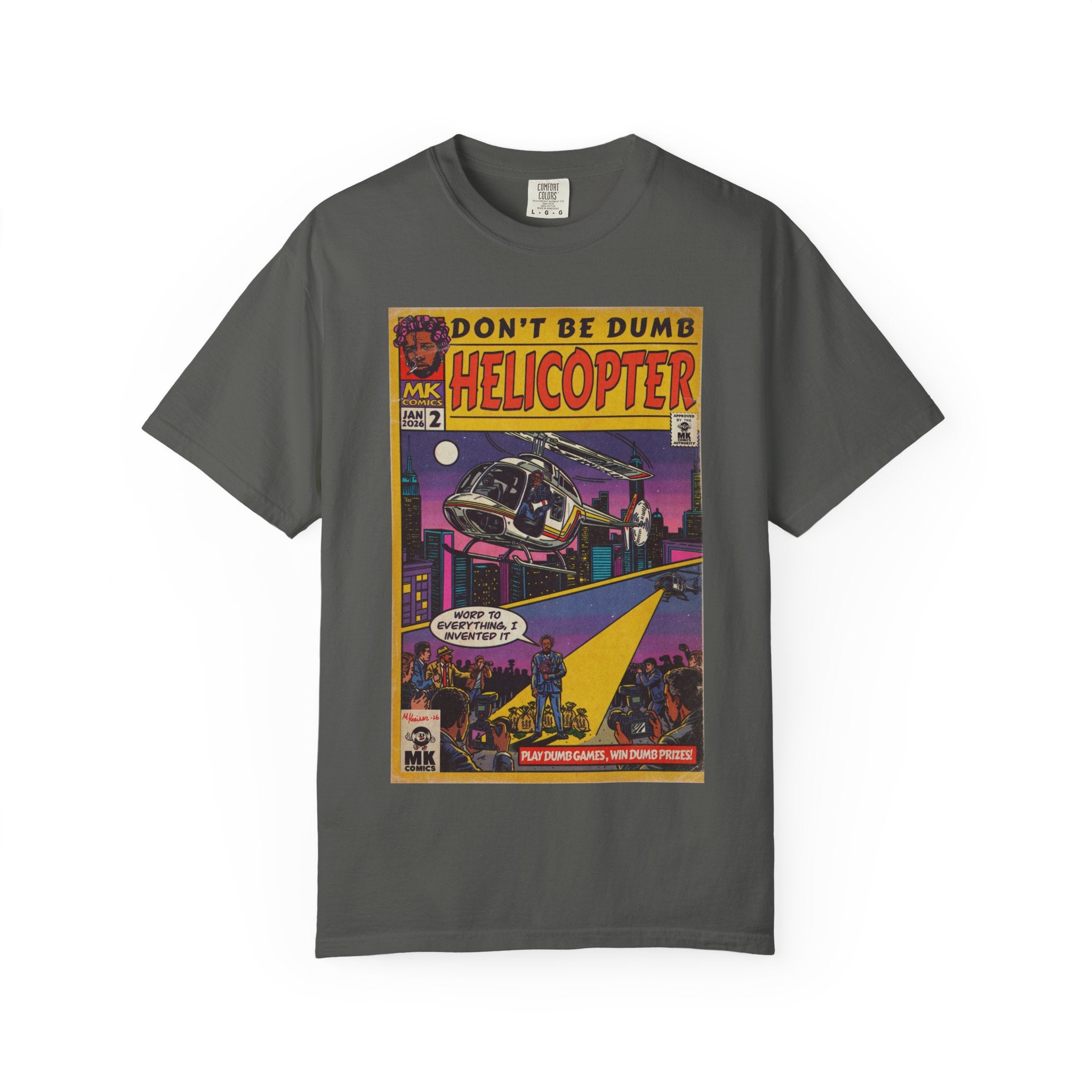 Helicopter - Unisex Comfort Colors T-shirt