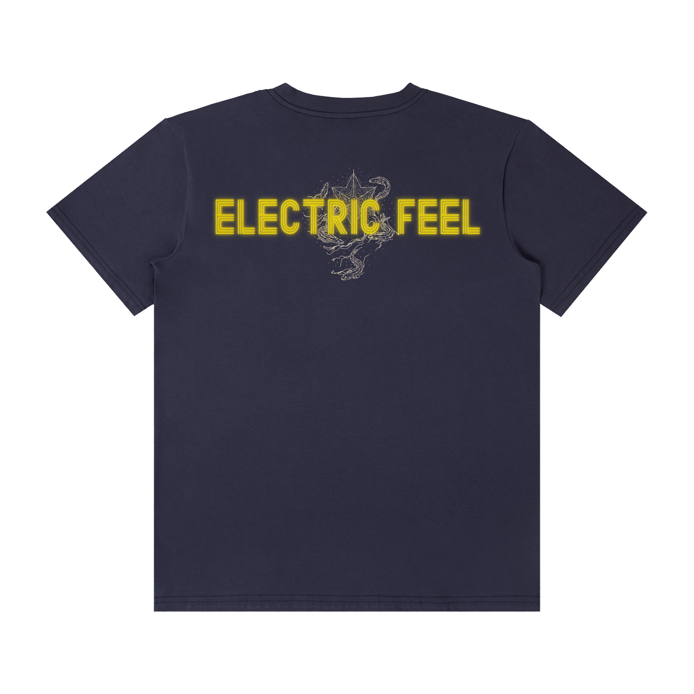 Electric Feel - SIZE UP 1 SIZE - Unisex Classic Crew Neck Cotton T-Shirt