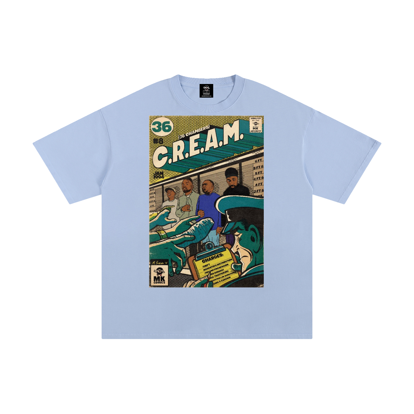 C.R.E.A.M - MK Classics - Unisex Pure Cotton T-Shirt