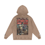 Either/Or - Snow Washed Loose Cotton Hoodie