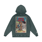 Take On Me - Snow Washed Loose Cotton Hoodie